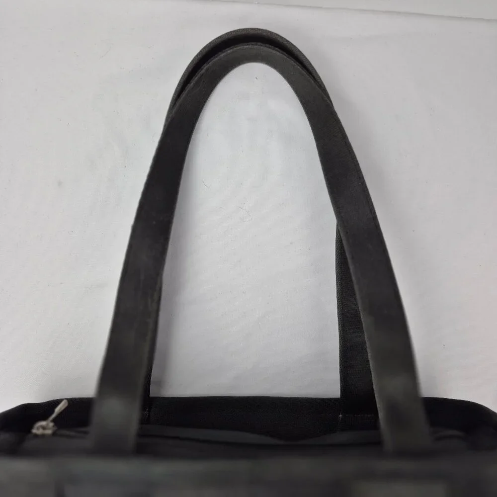 Vintage The Original Harveys Seatbelt Bag Black Tote Style - Picture 11 of 16